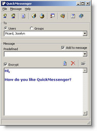 QuickMessenger screenshot